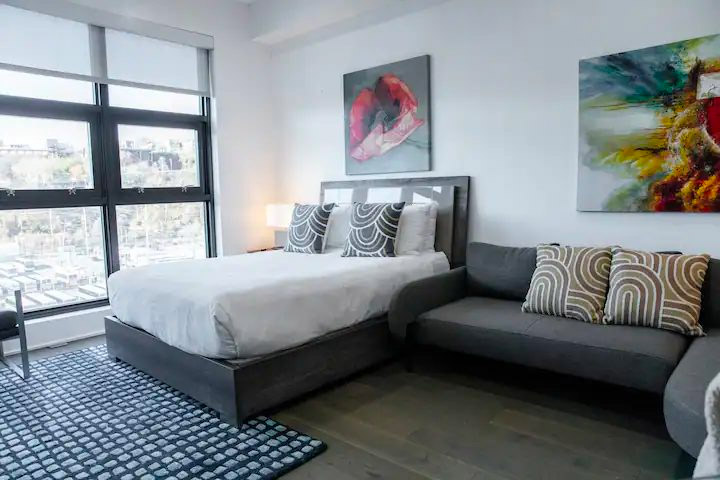 Hoboken airbnb luxury bedroom