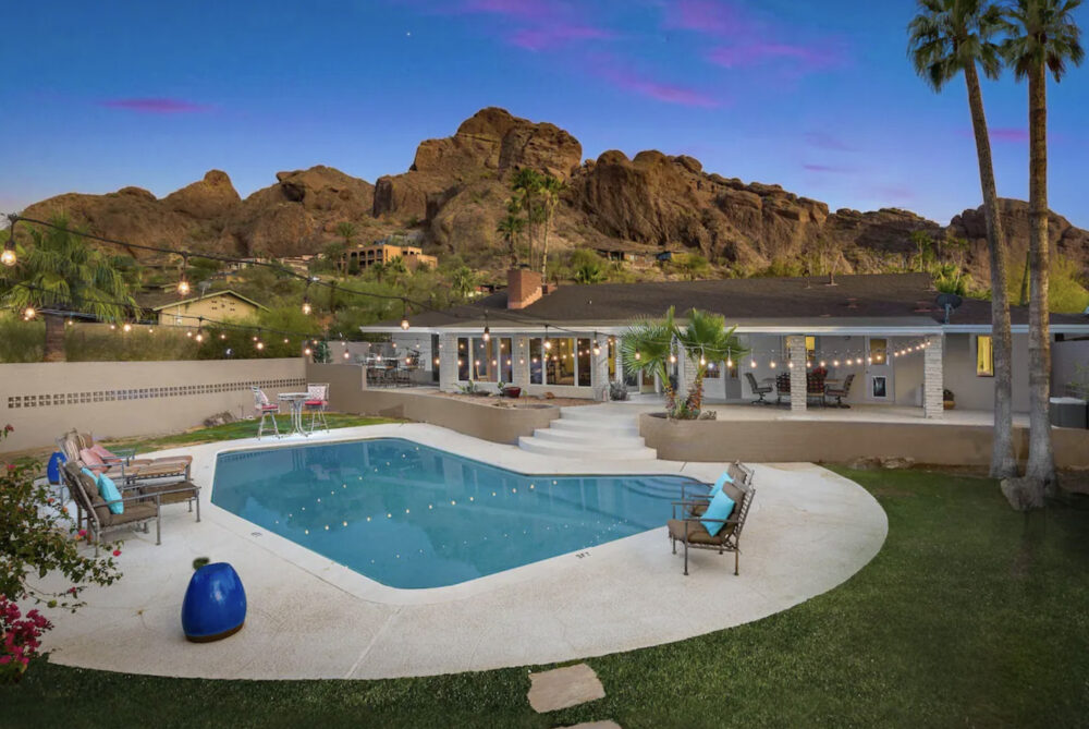 phoenix luxury airbnb with a pool