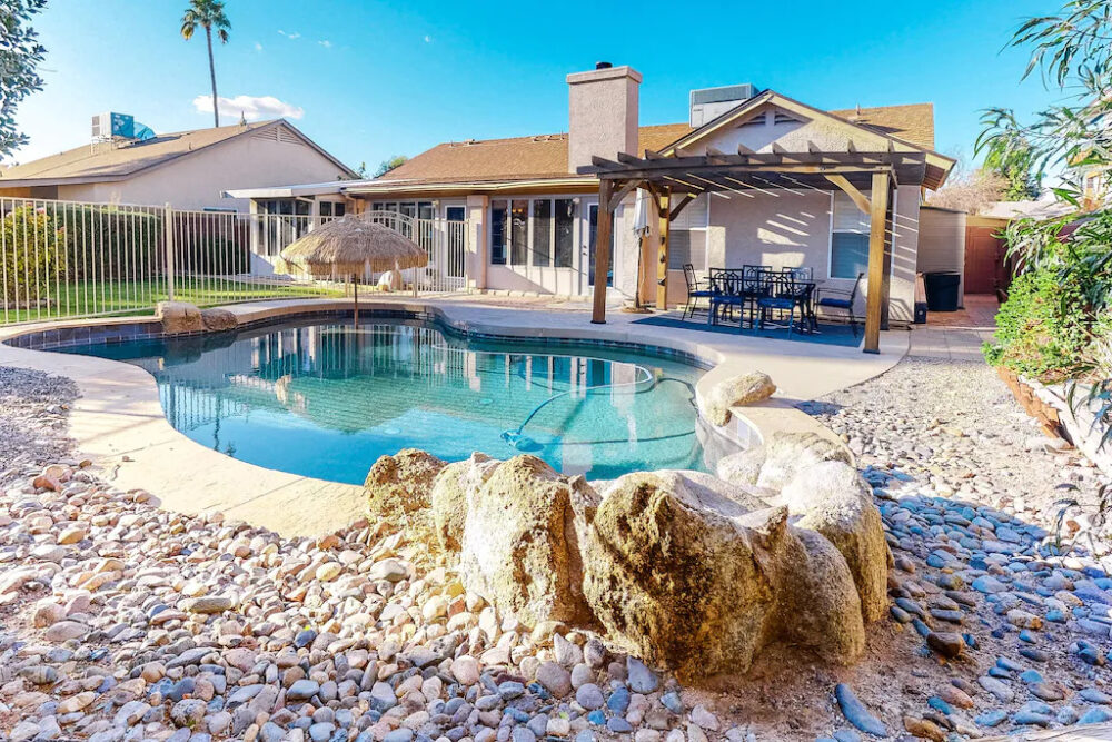 Mesa, AZ house with a small pool