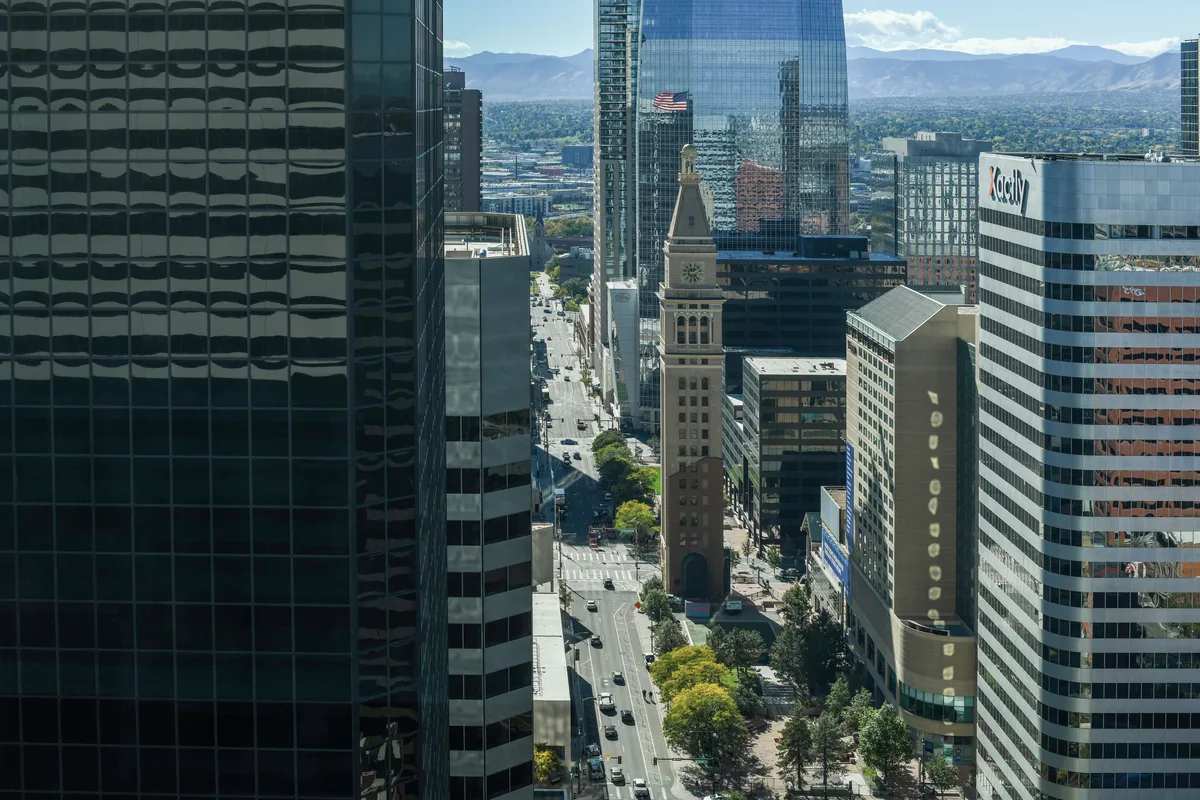 COBnB management fees, Downtown Denver street
