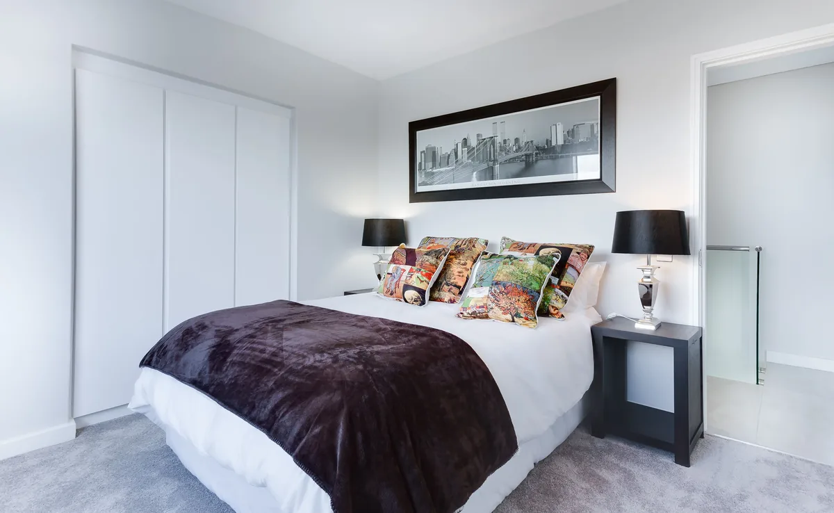 Scenic Stays alternatives for Airbnb owners, Bedroom prepared for arriving guests