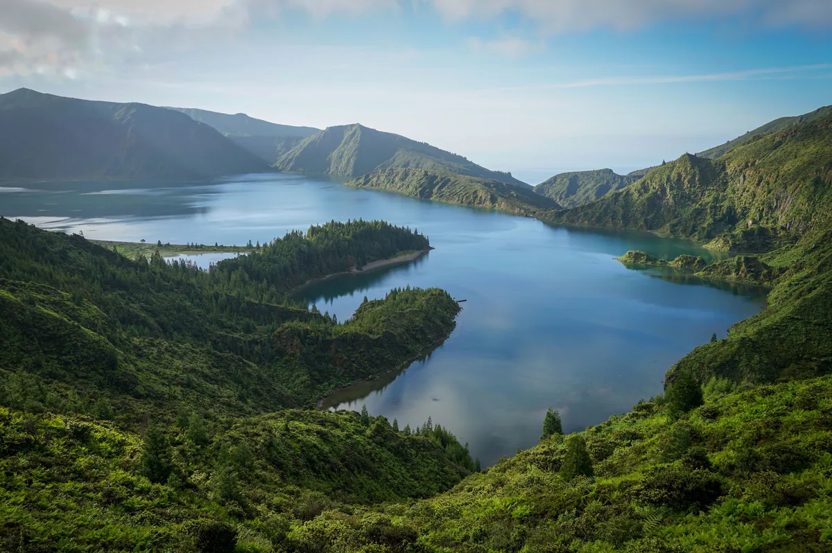 Vacation Home Management Azores management fees, The Sete Cidades crater lakes on Sao Miguel