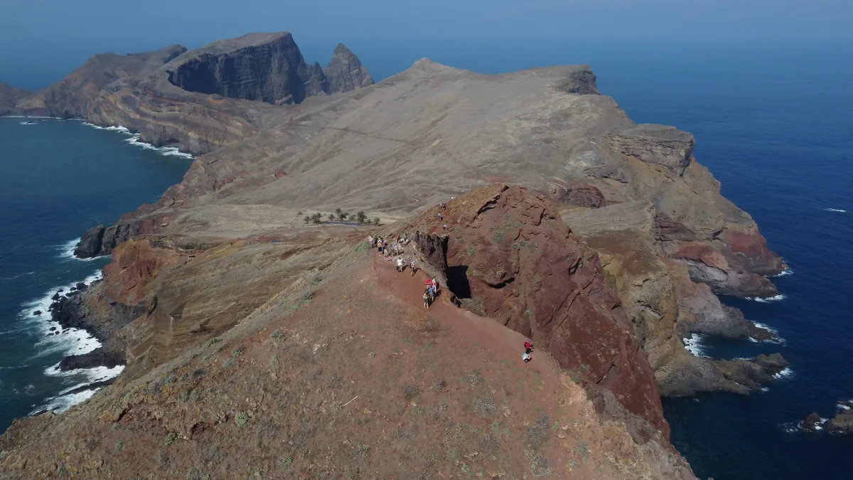 Homie alternatives Portugal, Aerial view of the Sao Lourenco ridge in Madeira