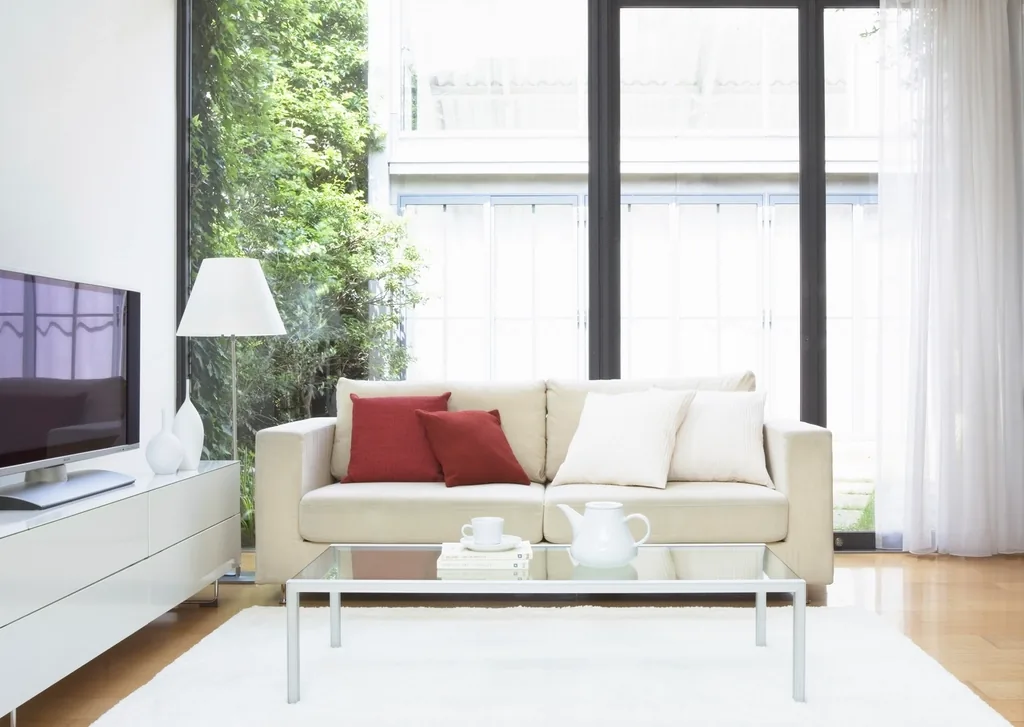 Living room with natural daylight