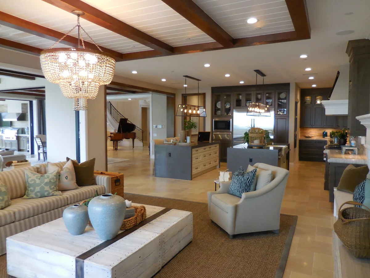 Living room with natural daylight