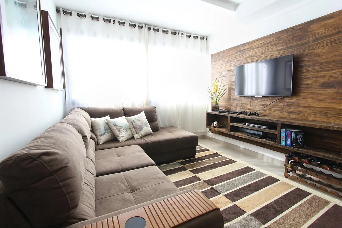 Living room with natural daylight