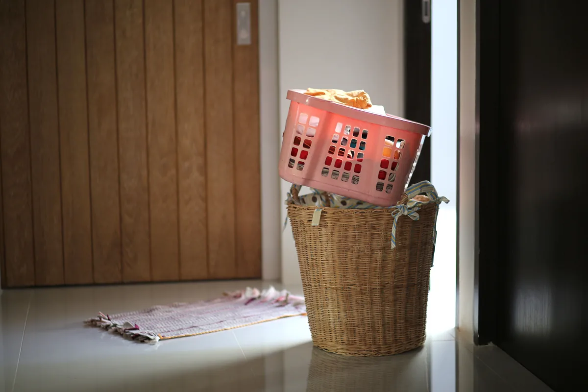 Laundry room in a home