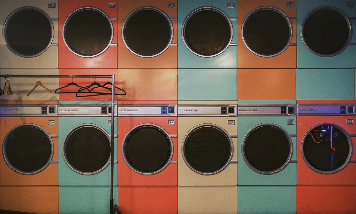 Laundry room in a home