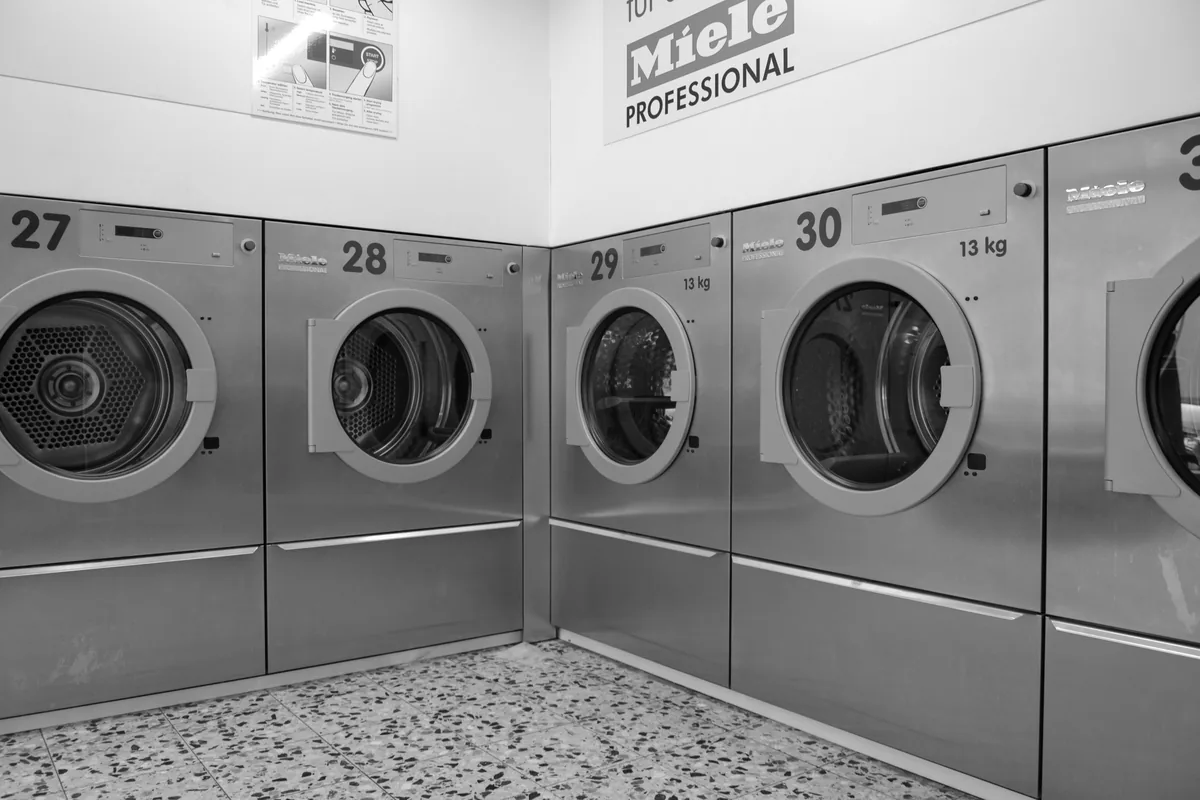 Laundry room in a home
