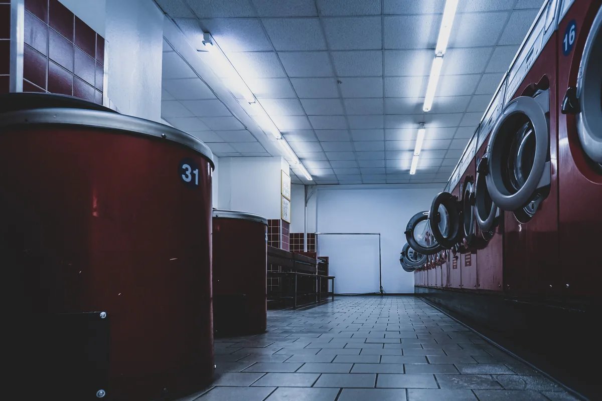 Laundry room in a home