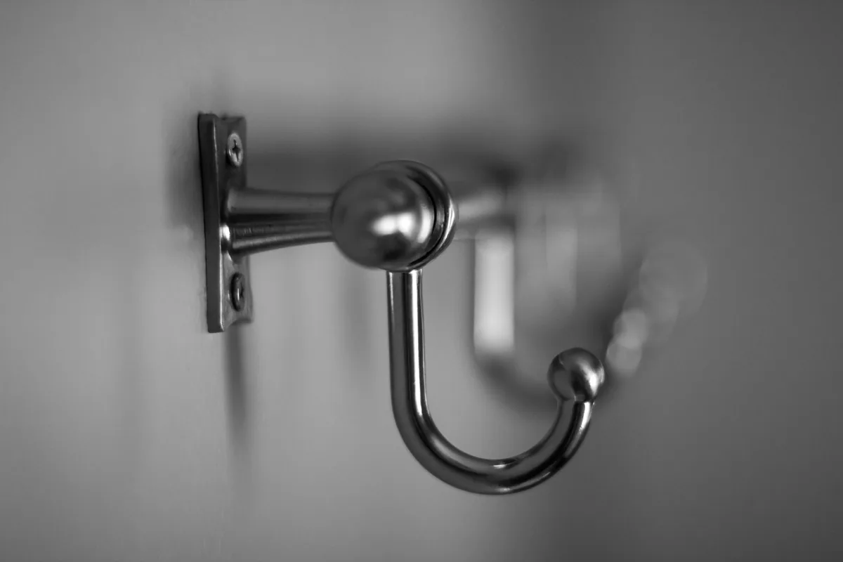 Entrance hall with coat hooks