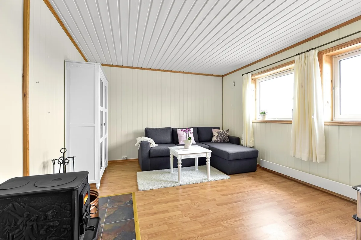 Living room with natural daylight