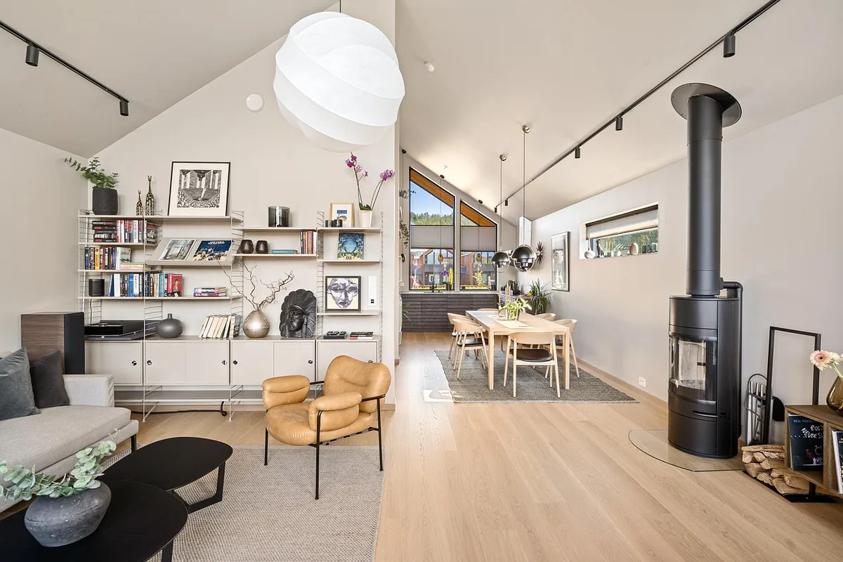 Mid-century modern living room