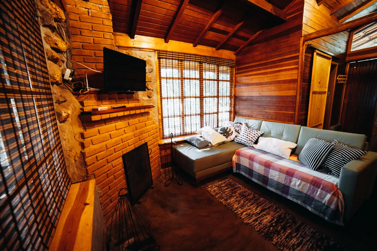 Living room with natural daylight