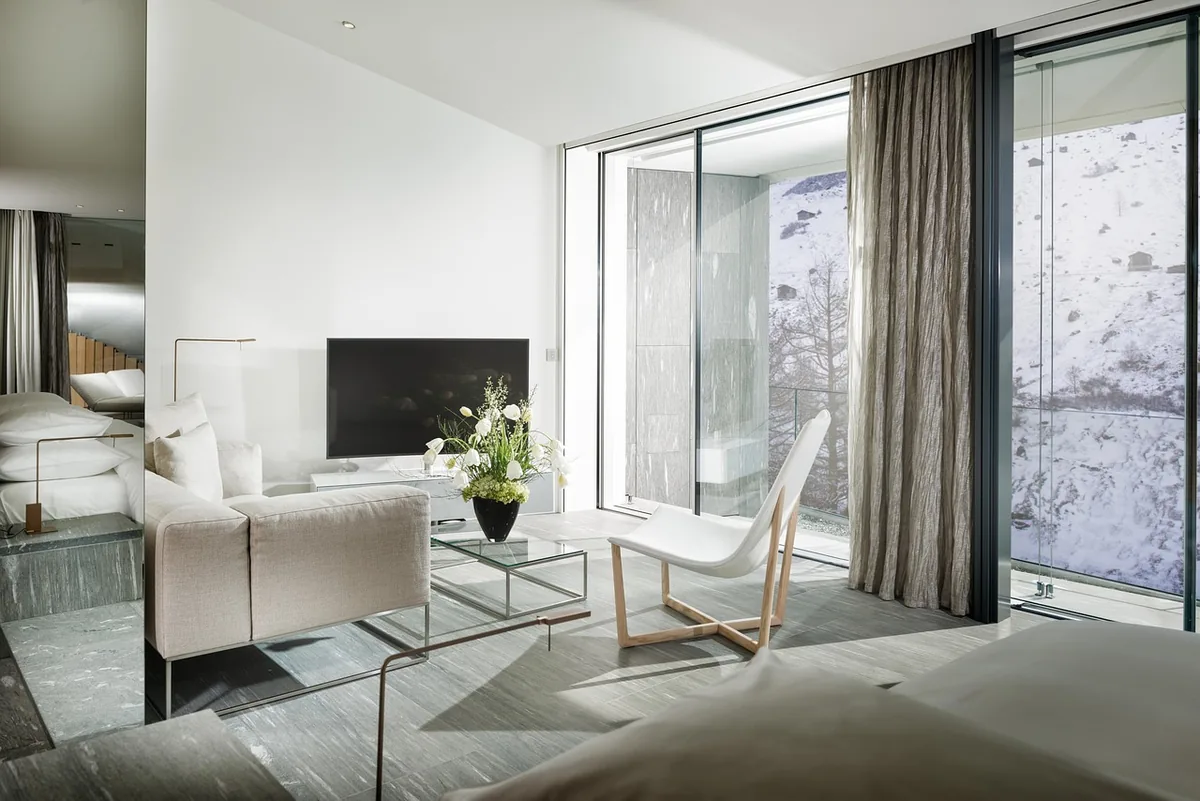 Living room with natural daylight