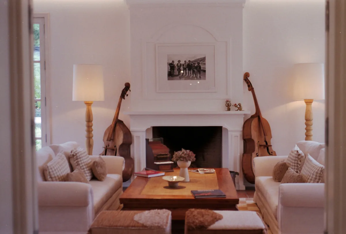 Living room with natural daylight