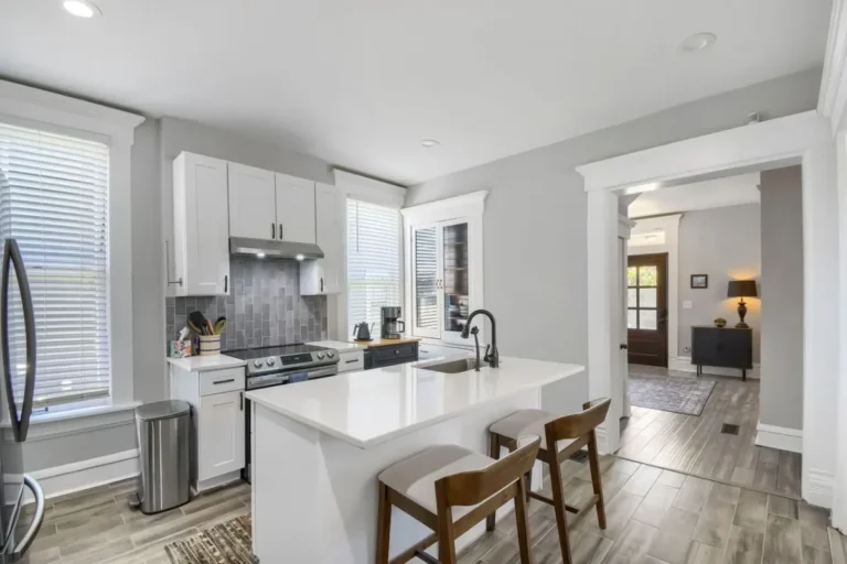 Bright kitchen in a Columbus vacation home