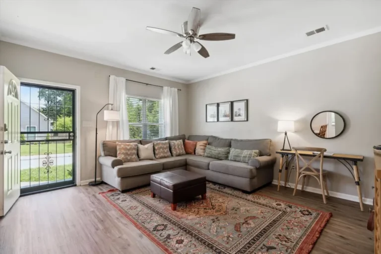 Living room in a furnished vacation rental