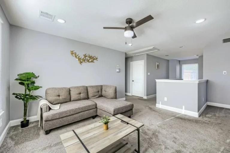 Comfortable living room in a Grand Prairie vacation rental