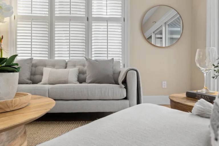 Living room in a furnished vacation rental