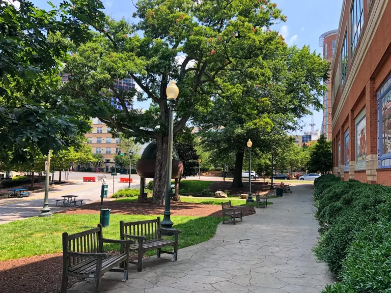 Acorn Park viewed from the south in Silver Spring