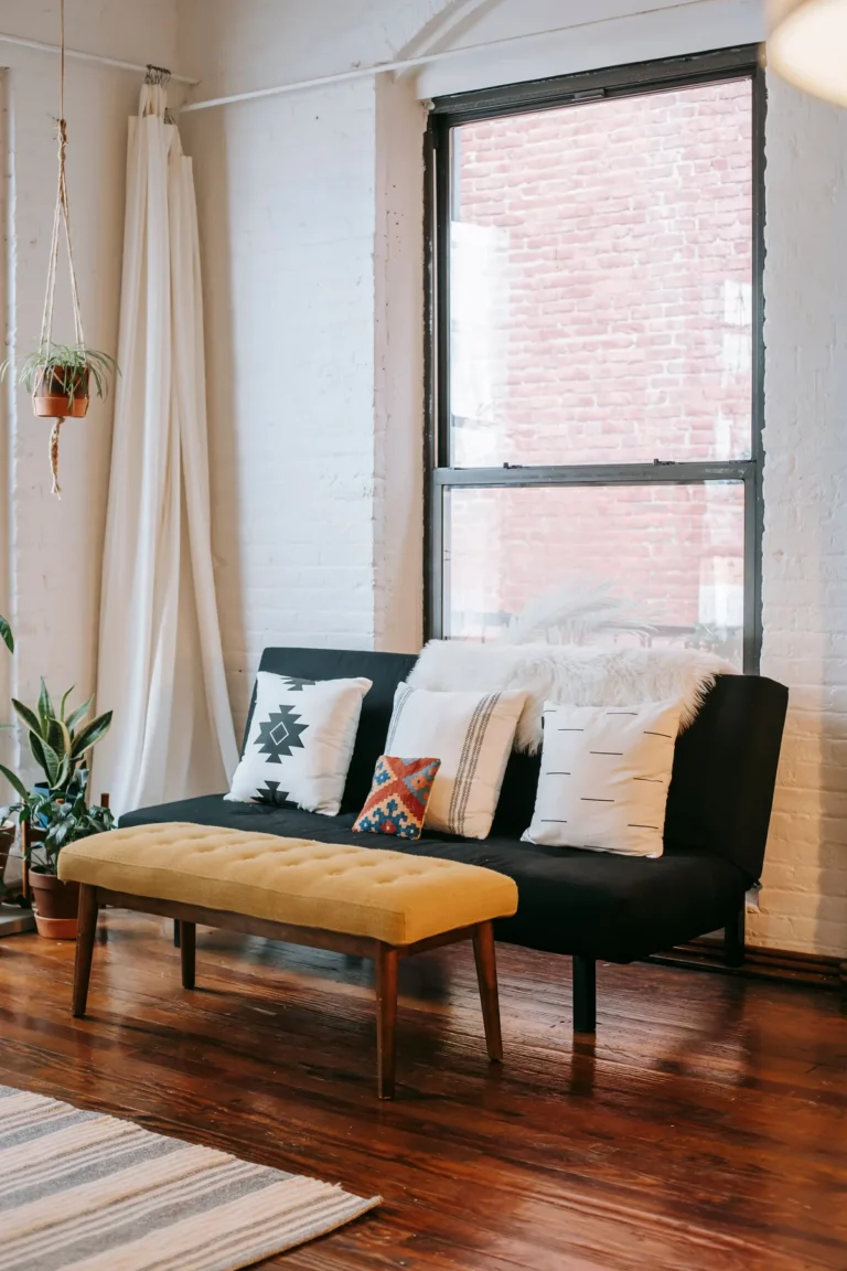 Living room in a furnished vacation rental